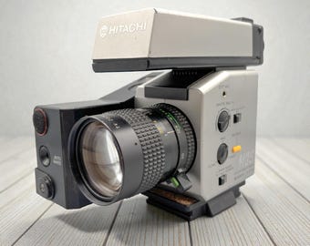 Vintage Hitachi VK-C1500 Farbe Video Kamera Bondage Kopf MOS Retro 80er Jahre Dekor Sammler