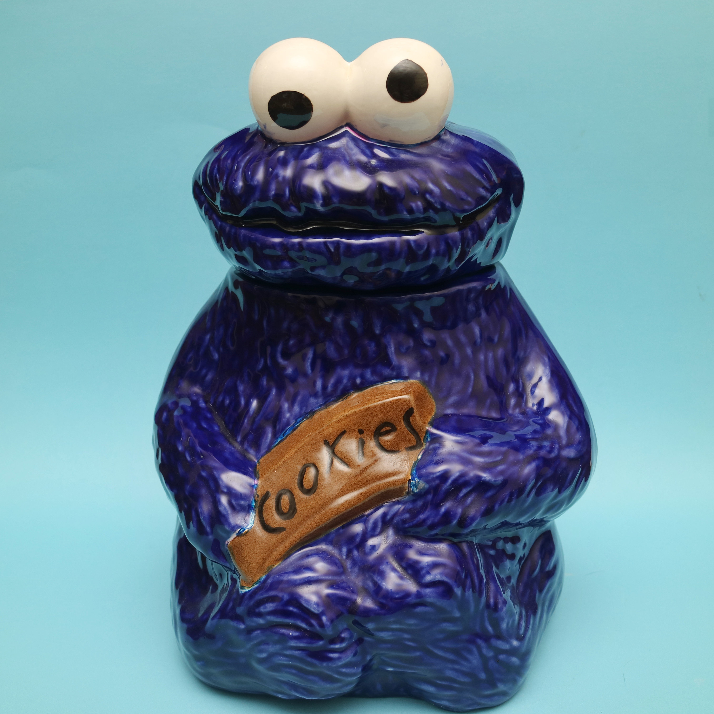 Sesame Street Cookie Monster Cookie Jar, Ceramic