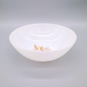Anchor Hocking Fire King Vintage Golden Wheat Milk Glass 8&quot; Serving Bowl