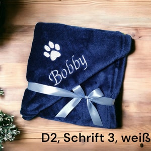 Couverture personnalisée pour chien, couverture de nom brodée, cadeau pour chiot, couverture pour chien, couverture pour chat, animaux, jouets pour chiens, 9 couleurs, 70x100cm image 6