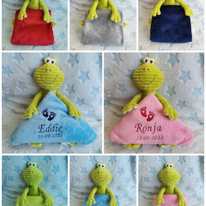 Personalized Baby Blanket, Embroidered Name Blanket, Cuddly Blanket, Birthday Gift, Christening Gift, Children&#39;s Room, 6 Colors, 70 x 100 cm