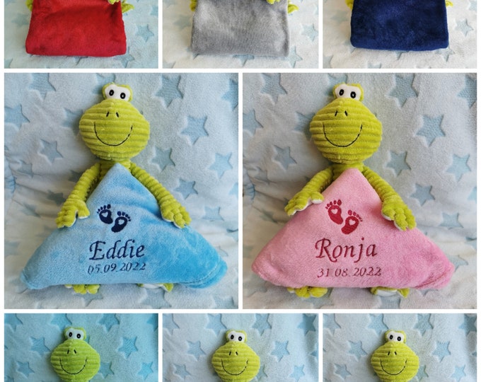 Personalized Baby Blanket, Embroidered Name Blanket, Cuddly Blanket, Birthday Gift, Christening Gift, Children's Room, 6 Colors, 70 x 100 cm