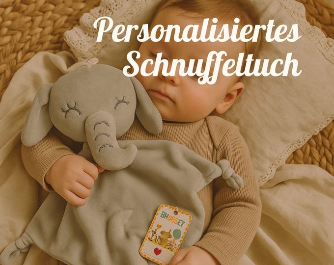 Personalized Unicorn Comforter – Baby Snuggle Blanket with Name & Heart – Cuddly Toy for Girls – Gift for Birth - Christening – Made with Love