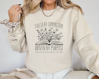 Social Worker Sweatshirt, School Social Worker, MSW Graduation Gift, Social Worker Graduation Gift, Future Social Work, Appreciation Month