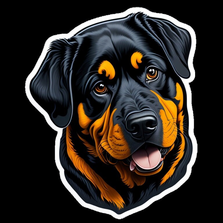 Aufkleber Hund Kampfhund Böser Blick Rotweiler Dogge Tattoo Auto Lack - Der  Dekor Aufkleber Shop