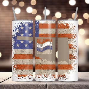 Oklahoma State Rustic Tumbler Wrap - DIGITAL DOWNLOAD - og