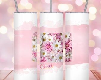 Colorado Floral State Tumbler Wrap - DIGITAL DOWNLOAD USAF2