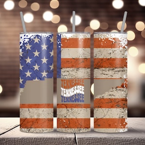 Tennessee State Rustic Tumbler Wrap - DIGITAL DOWNLOAD - og
