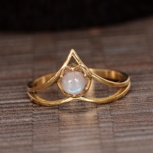 MoonStone Ring, Handmade Ring, Unique Ring, Vintage Ring, Boho Ring, Statement Ring, Wedding Ring, Gift Ring, Deco Ring, Gift For Her