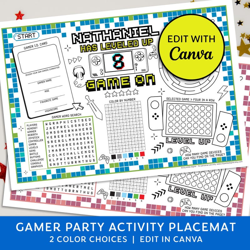 Gaming Tag Free - Etsy UK