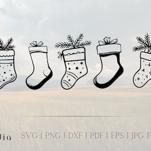 Christmas socks svg l svg weihnachten l christmas socks png l stocking svg | Socks Design | Family Christmas Socks png | Stocking Ornament