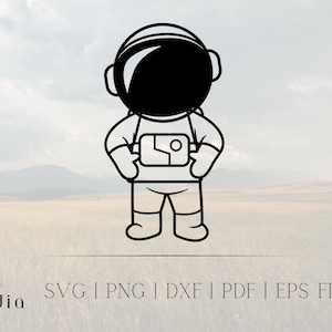 File di taglio astronauta / cosmico l File SVG PNG astronauta l Download digitale / File SVG per Cricut l File Silhouette l Download immediato l Spazio l