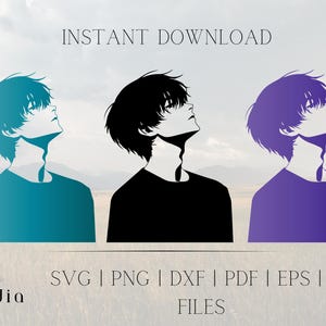 Teen Boy Anime, Anime Boy Clipart, Anime Print, Anime SVG, PNG, Anime Character, German plotter, Anime Boy Pictures, Anime Boy Images