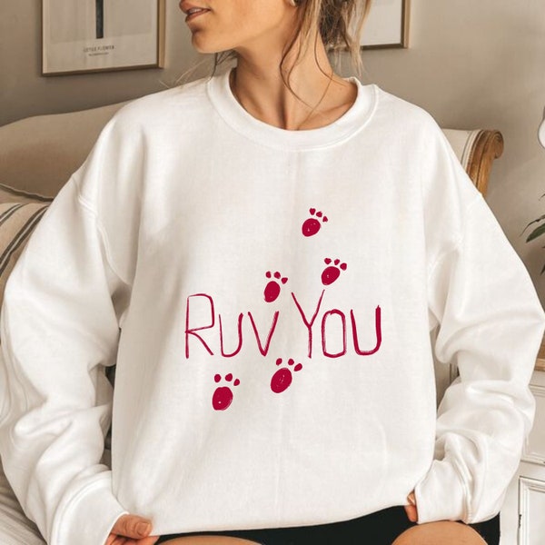 Ruv You, paw print png, dog mom png, dog bandana png, weiner dog gifts, I woof you, golden retriever png, dog tumbler png, scooby doo png