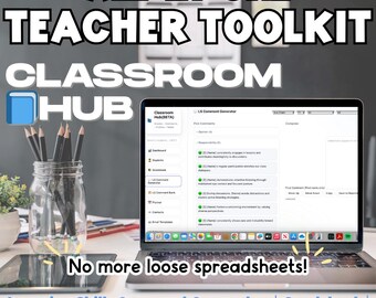 ALL-IN-ONE Teacher Admin Toolkit: Gradebook | Comment Generator | Planner | More