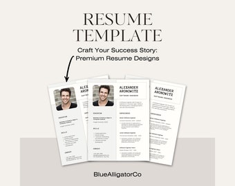 Curriculum CV per ingegnere del software // Curriculum moderno // Layout CV // Curriculum esecutivo // CV minimalista personalizzabile