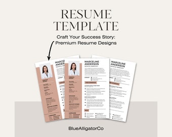 Medical Personnel Nurse CV Resume || Modern Resume || CV Layout || Executive Resume || Customizable Minimalist CV
