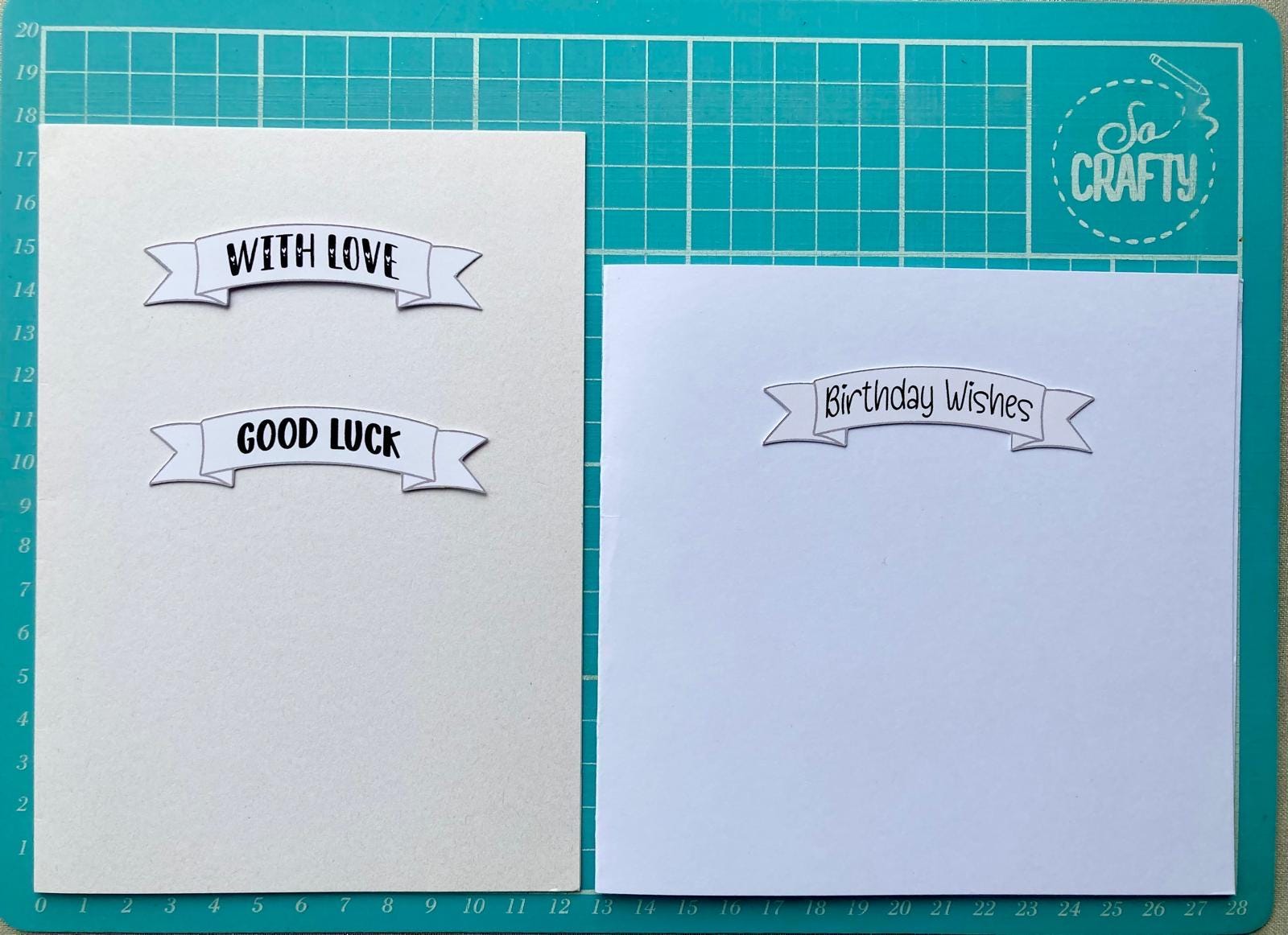 Sentiments Banners Card Making Card Making Sentiment Banners - Mixed Font Embellishments, 39 Pack ...