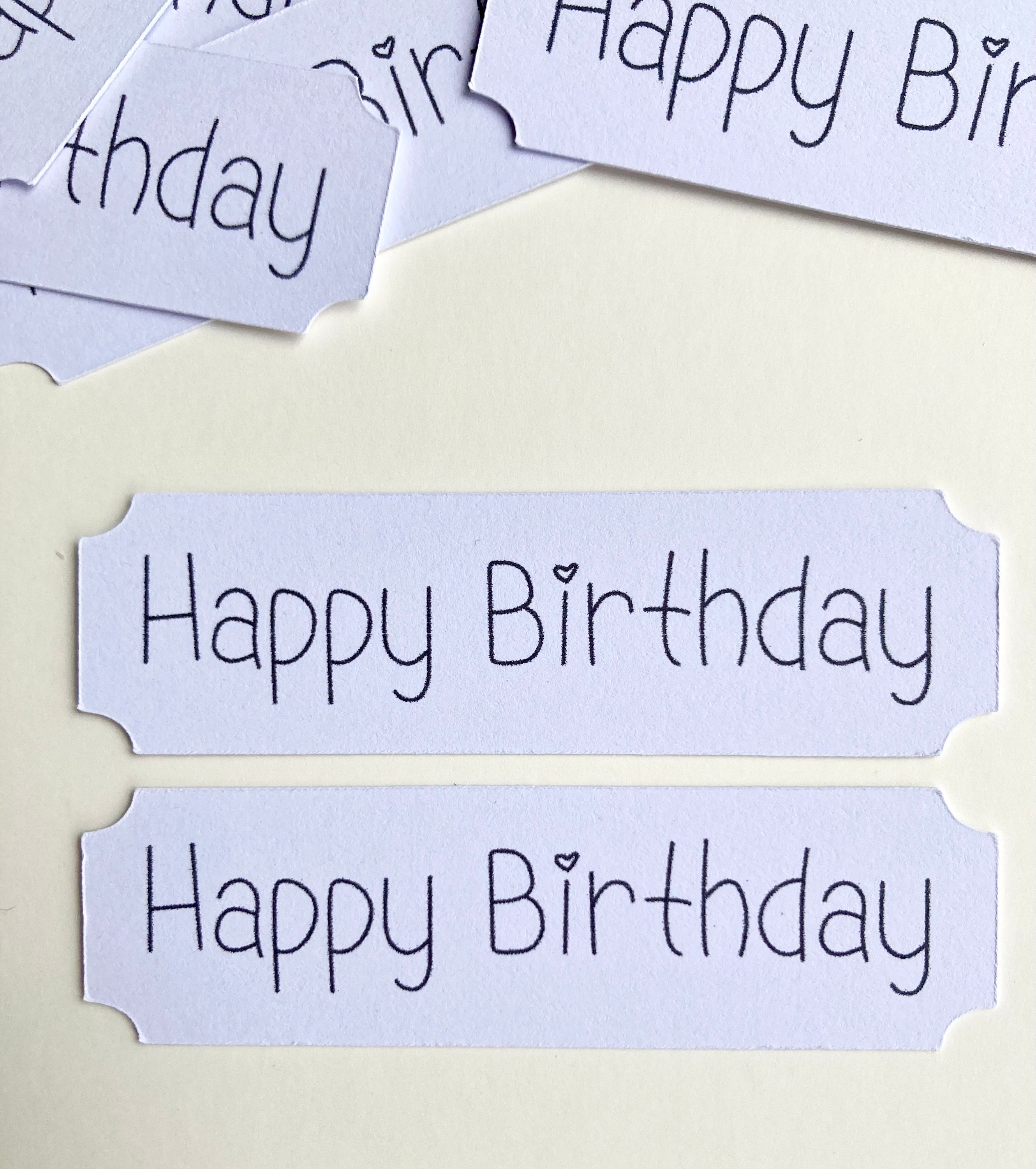 Sentiments Banners Card Making Mixed Happy Birthday Card Making Banners Embellishments Sentiments Card ...