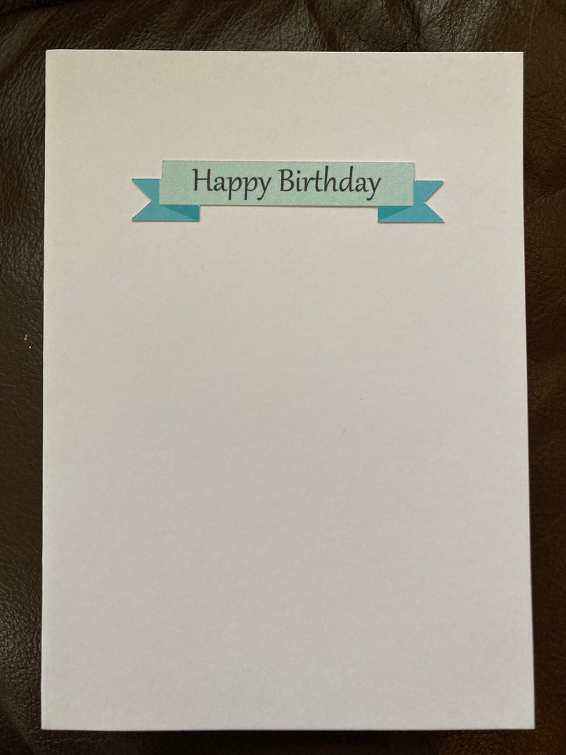 Happy Birthday Card Making Sentiments: Multicolored Embellishments Banners image 2
