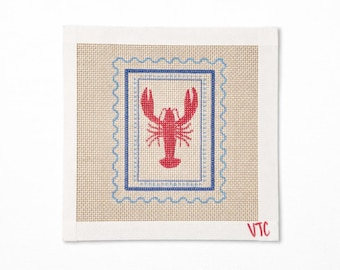 ロブスタースタンプのニードルポイントキャンバス