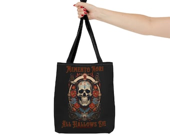 Catholic Halloween Bag, All Hallows Eve Tote bag. two sided design, Halloween Candy Bag, in three sizes