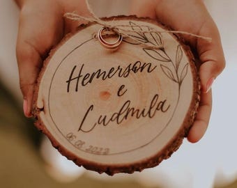 Boho Chic Wooden Ring Holder