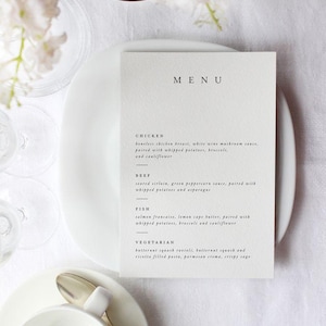 Menu A6 Personalizzato per Matrimoni ed Eventi Speciali