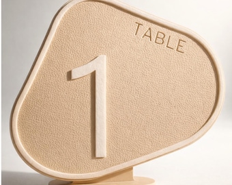PLA wedding table number indicator