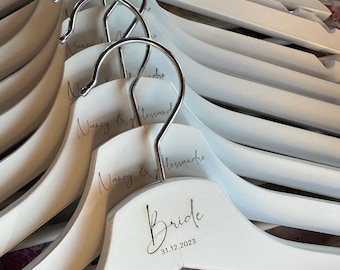 Personalized Engraved Wedding Dress Hanger