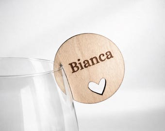 Escord card wooden wedding placeholder