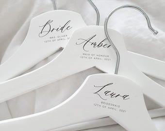 Personalized Engraved Wedding Dress Hanger