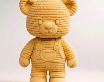 Teddy bear favor for birth or baptism in PLA