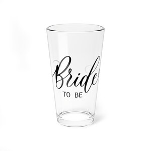 Glass Bride to be - Glass for the bride