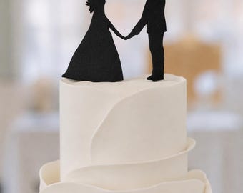 heart wedding cake topper