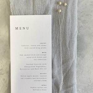 Menu Personalizzato per Matrimoni ed Eventi Speciali