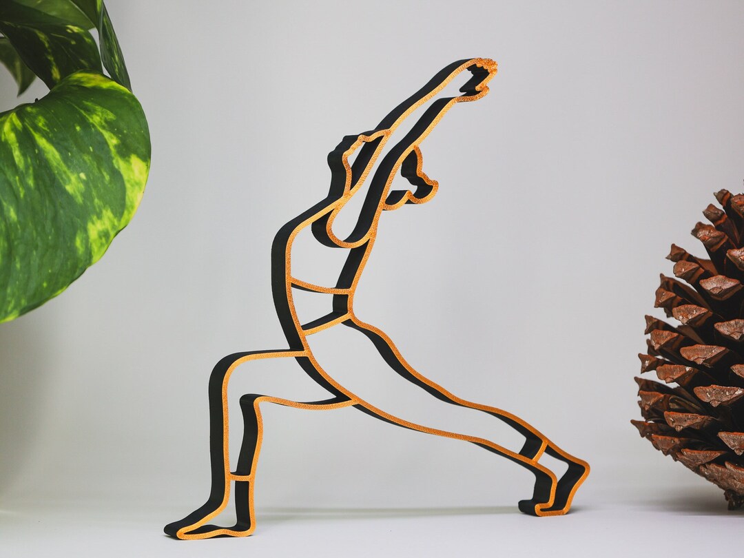 YOGA DECORATIVE FIGURE | Gift Idea | Yoga Gift | Alanasana Crescent ...