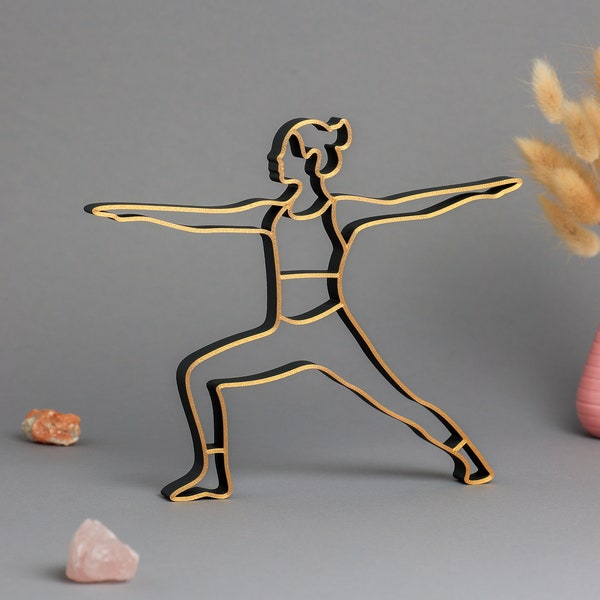 YOGA DEKO FIGUR | Minimalistisch | Geschenkidee |  Wohndeko | 3D Druck Pla | Haus Dekoration | Yoga Geschenk für Freundin | Yoga Studio