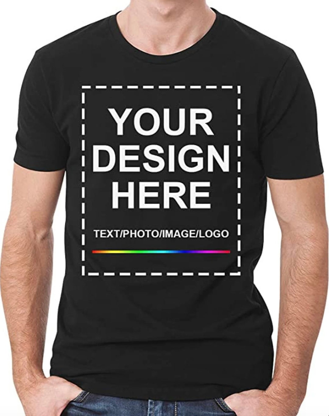 Custom Text Logo Shirt, Personalized Custom Shirt, Your Text Here Shirt ...