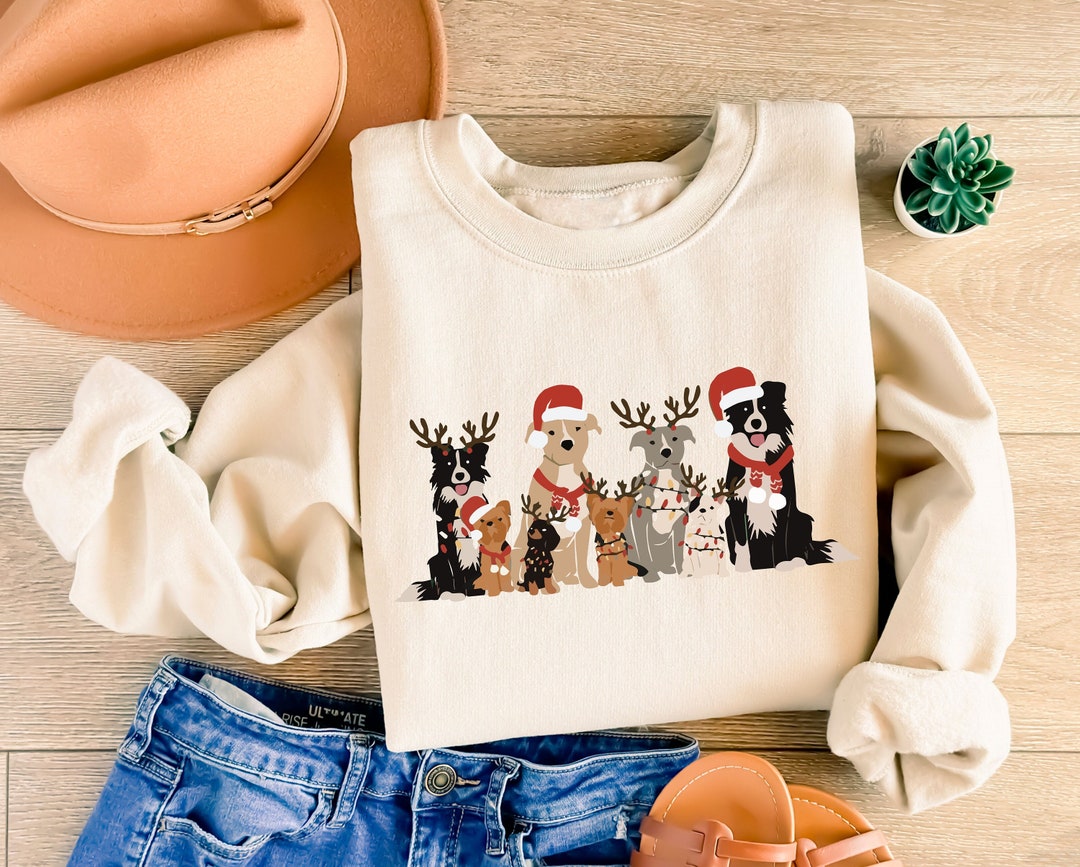 Christmas Dog Sweatshirt, Dog Christmas Gift, Christmas Sweatshirt, Dog