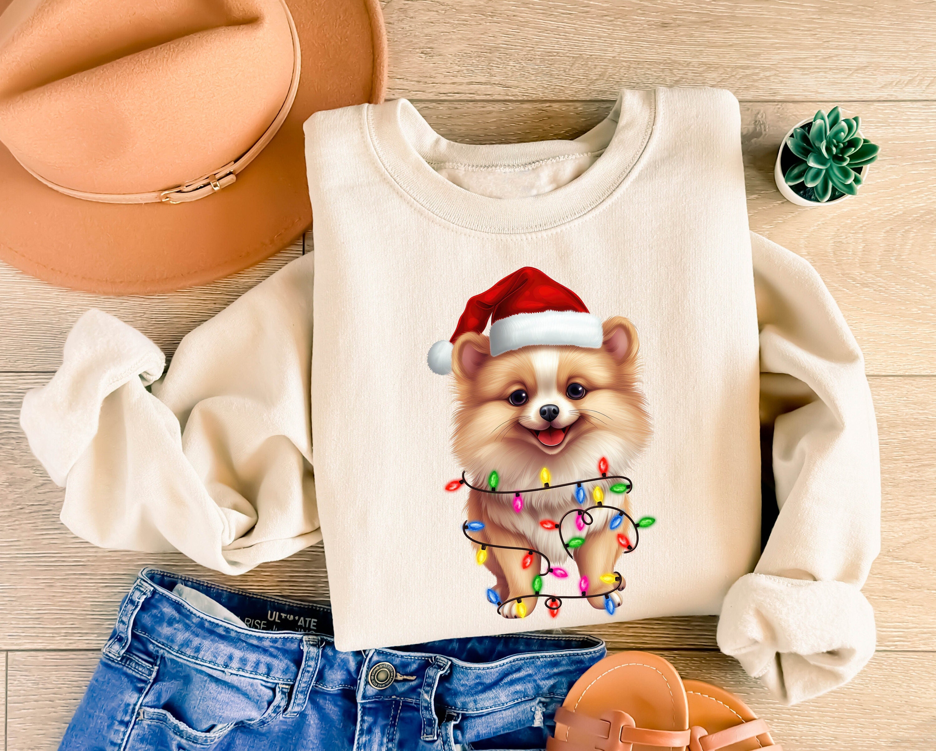 Pomeranian christmas cheap jumper