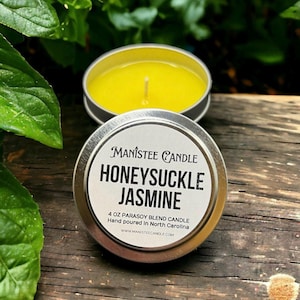 Travel Size Tin Candle 4 oz Soy Wax Candle Portable Candle Relaxing Candle Gift for Travelers