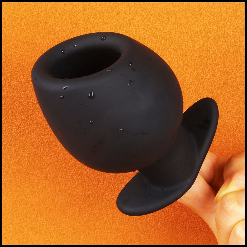 3PCS Hollow Tunnel Butt Plug With Matched Stopper, Anal Plug Butt Plug