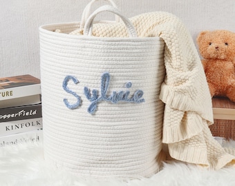 Cesta de lavandería/juguetes personalizada, cesta de juguetes para niños/mascotas, regalos personalizados para baby shower, regalo para niños, cesta de juguetes para perros/gatos, regalo para bebé