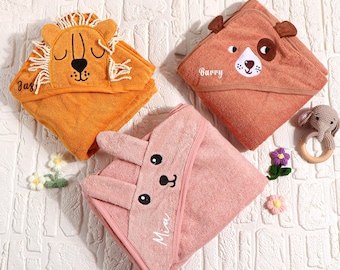 Baby Hooded towel with name, baby gifts, personalized gifts baby, baby towel, birth, towel baby, baptism