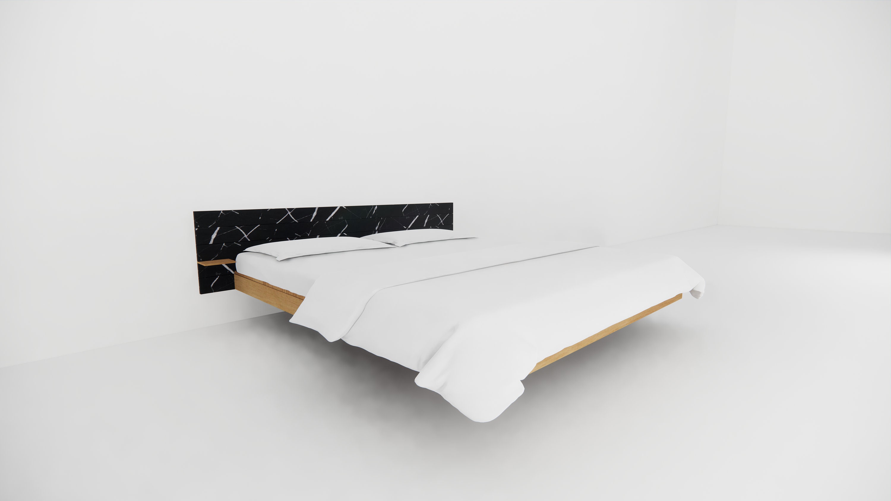 Floating bed california king deals