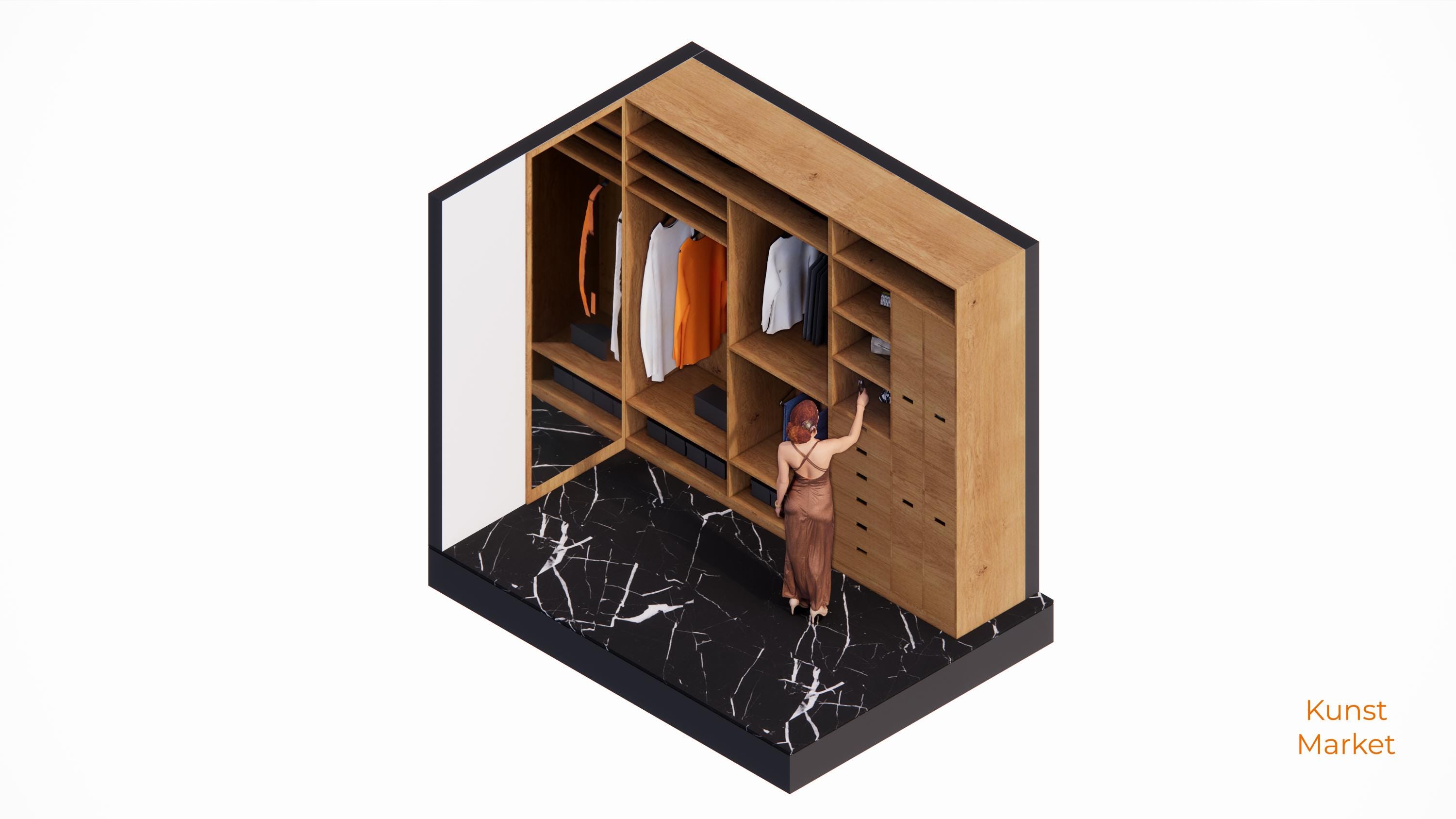Custom Walk-in Closet Design Package - Digital Download|architecture - Etsy