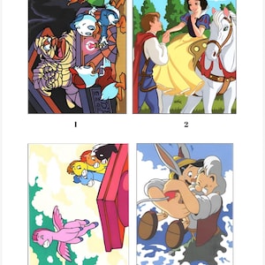 Classici senza tempo da colorare con i numeri in formato PDF/ Colorazione a sorpresa/ Pagine da colorare stampabili e compatibili con Procreate/ Download immediato immagine 4