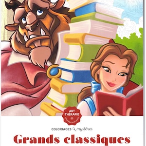 Grandi Classiques Mistero 50 Pagine da Colorare con i Numeri PDF/ Mistero da colorare/ Pagine da colorare stampabili e per Procreate/ Download immediato