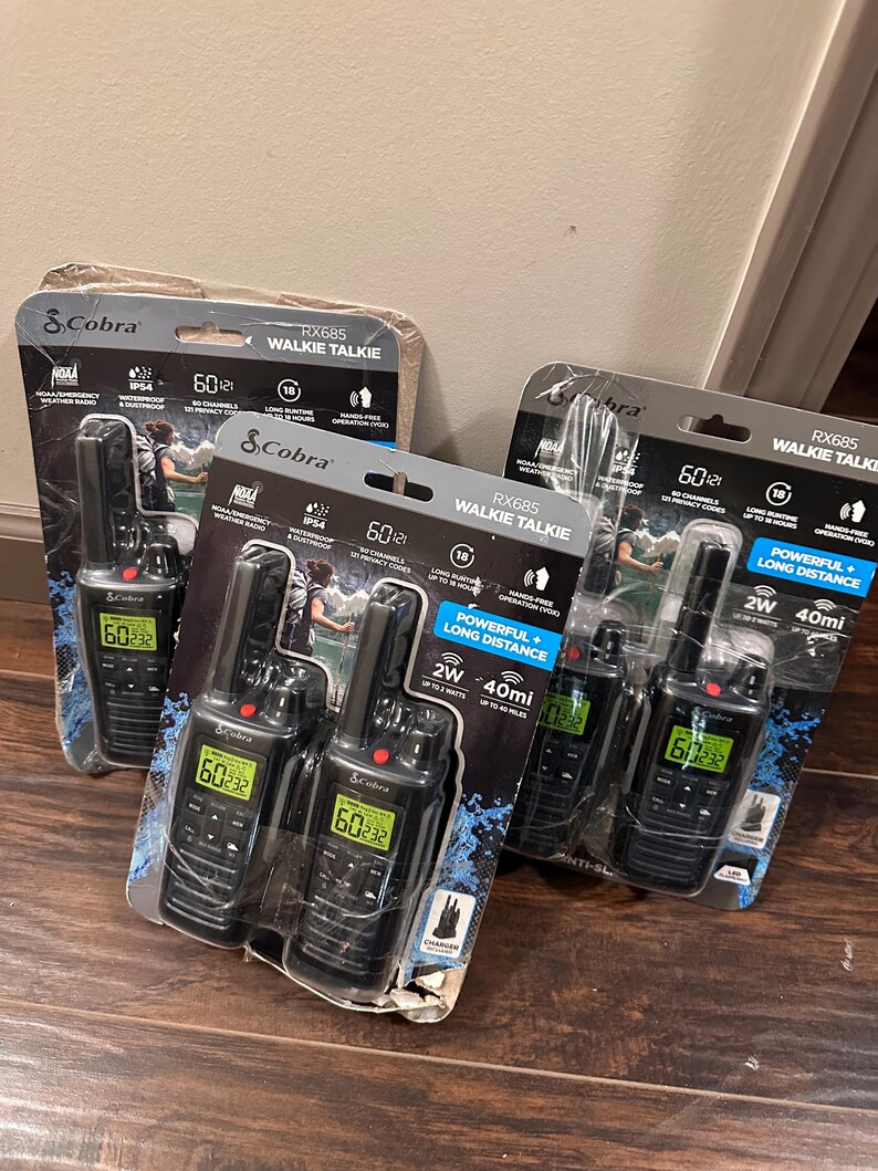 Cobra RX685 Walkie-talkie Radios - Etsy